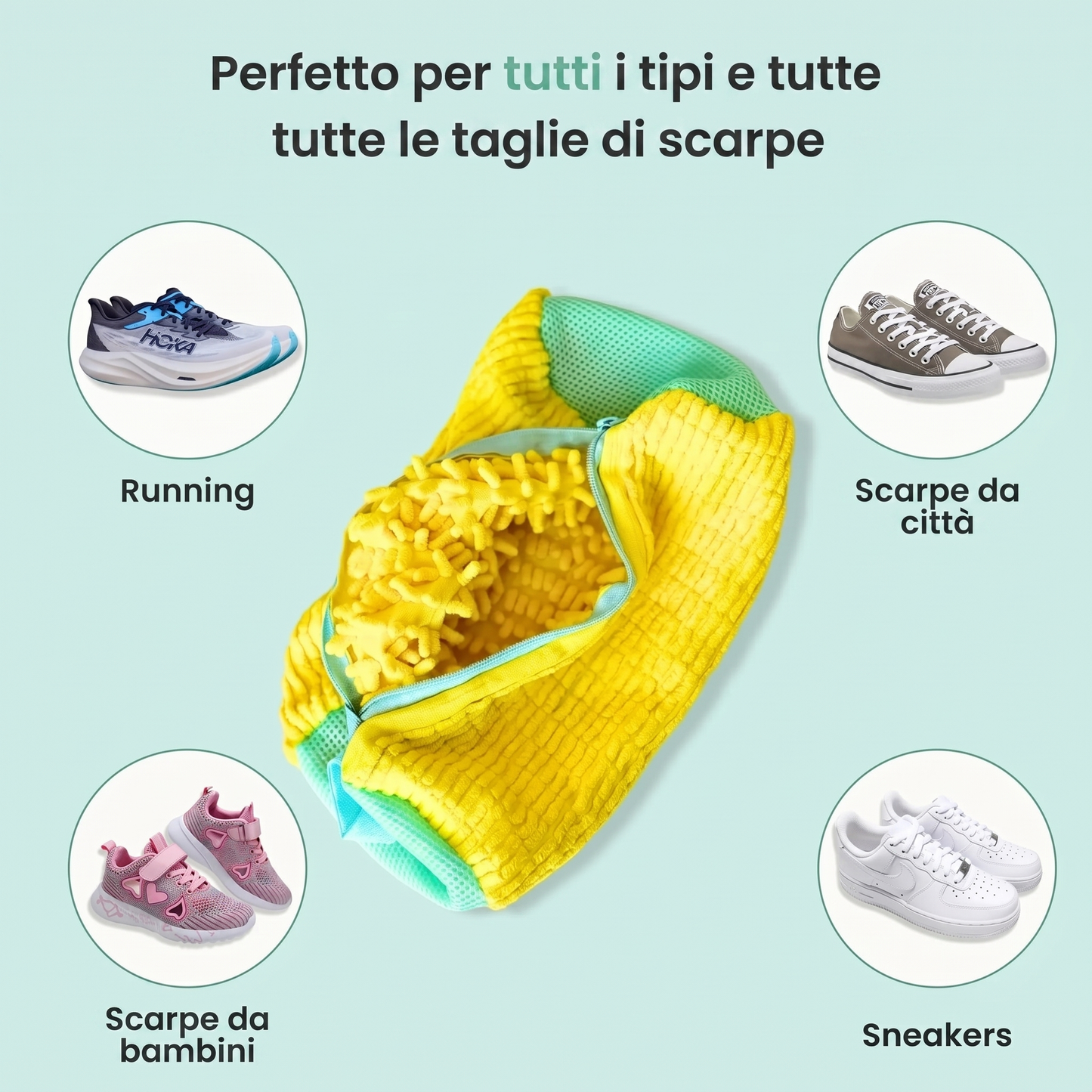 Fresheo™ - Sacco in Microfibra per Scarpe