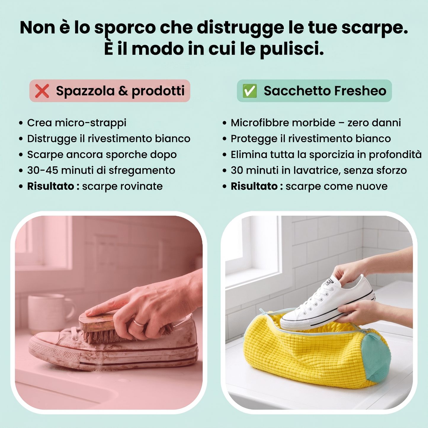 Fresheo™ - Sacco in Microfibra per Scarpe